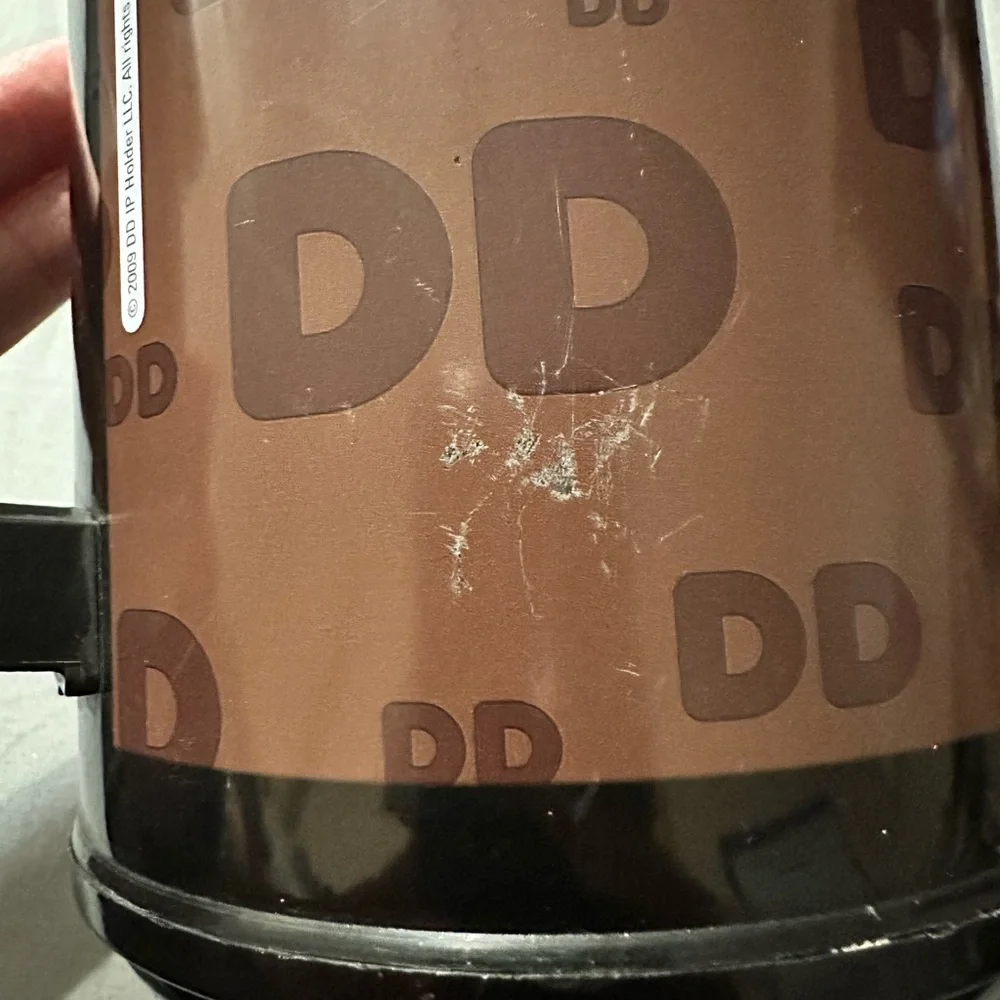 Dunkin Donuts 32oz Whirley Thermos Travel‎ Mug- Cup Is Included